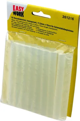 Produktbild von EasyWork 18 Heißklebesticks 11,2mm x 100mm Klebesticks