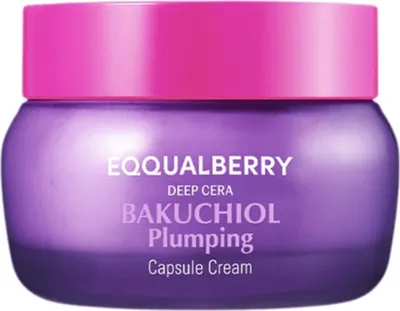 Obrázok produktu pre EQQUALBERRY - Bakuchiol Plumping kapsulový krém, 50ml spevňujúci krém