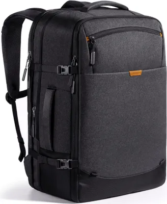 Produktbild von Inateck 38.5L-46.2L Reiserucksack, erweiterbarer Handgepäck Rucksack, wasserdichtes Handgepäck Herren Damen, Flugzeug genehmigt, Laptop Rucksack für 17.3 Zoll Laptop für Weekender
