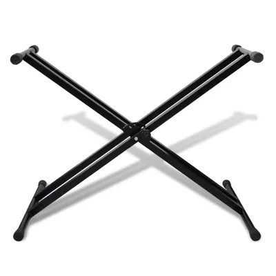 Produktbild von vidaXL Verstellbare Doppelversteifter Keyboardständer X-Rahmen