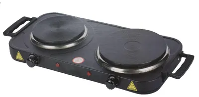 Produktbild von Doppelkochplatte Doppelkochfeld Kochfeld Kochplatte Herdplatte Camping 2000W Farben Schwarz