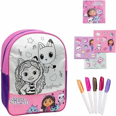 Produktbild von Kinderrucksack Gabby's Dollhouse Rosa