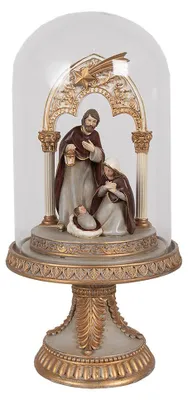 Immagine prodotto di Culla a campana Clayre & Eef 29 cm Poliresina color oro