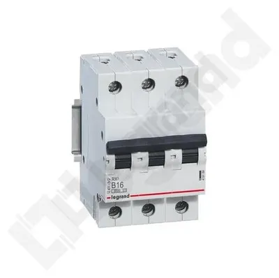 Image de RX3 Disjoncteur B 16A 3P 3M 6kA