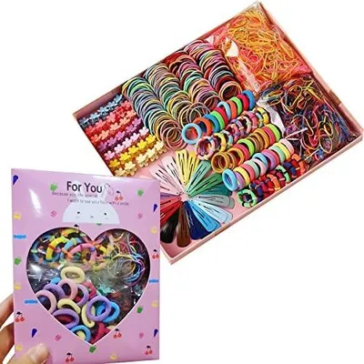 Produktbild von Set mit Haarschmuck für Mädchen in Süßwarenfarben