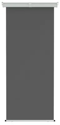 Image de Store latéral de balcon 80 x 250 cm 100% polyester fer acier