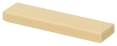 Imagen del producto de 10 piezas LEGO, placa 1 x 4 (2431) - Beige