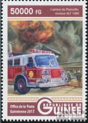 Produktbild von Briefmarken Guinea 2017 Mi 12365 (kompl. Ausgabe) postfrisch Feuerwehrfahrzeuge