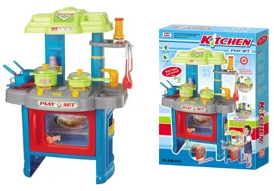 Produktbild von Toy G21 Kinderküche DELICACY mit Zubehör, blau