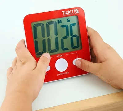 Produktbild von Tickit Jumbo Timer, Kinder-Timer, 3 Jahr(e), Rot