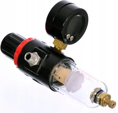Immagine prodotto di Filtro/separatore d'acqua con regolatore di pressione, manometro per compressore Fengda AS-186 TC Technic HS-F3