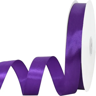 Produktbild von Satinband violett 2,2 cm x 91 m für Bastelarbeiten und Dekoration