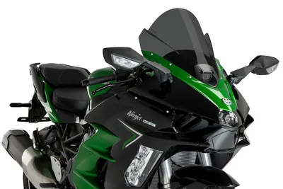 Immagine prodotto di Cupolino PUIG z-racing fumè scuro omologato ABE per Kawasaki