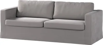 Produktbild von Dekoria Bezug für Karlstad 3-Sitzer Sofa nicht ausklappbar, lang, taupengrau, Bezug für Sofahusse, Karlstad 3-Sitzer