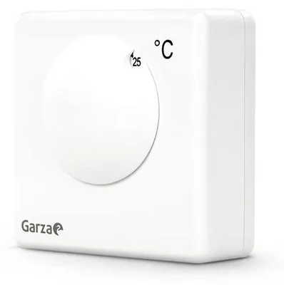 Image de Thermostat analogique pour chaudière et chauffage - Contrôle manuel - Blanc