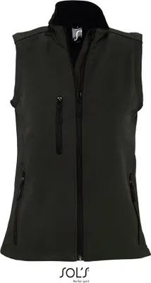Immagine prodotto di SOLs 46801 | Scaldacorpo / Gilet Softshell Rallye da donna senza maniche - Colore: Nero - Taglia: L