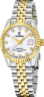 Produktbild von Festina SWISS MADE CLASSIC STEEL F20088/1 Damenarmbanduhr