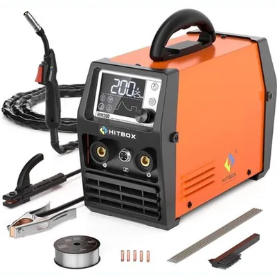 Produktbild von Schweißgerät – Halbautomatische, gaslose Schweißanlage – 200 A – Inverter-Technologie