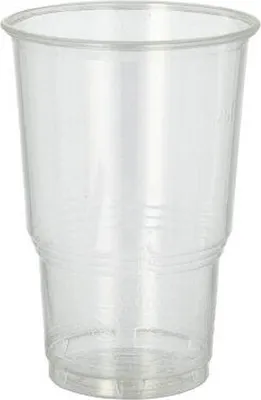 Produktbild von Kaltgetränkebecher, PLA "pure" 0,25 l Ø 7,8 cm · 11 cm glasklar mit Schaumrand