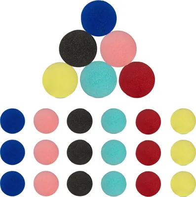 Produktbild von relaxdays Bunte Clownsnase 24er Set