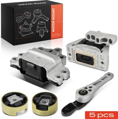 Obrázok produktu pre Frankberg 4x ložisko motora+1x ložisko prevodovky+1x ložisko podpory krútiaceho momentu vľavo pre VW Golf V Plus Audi A3 Seat Leon Škoda Octavia 2 1.9L 2.0L