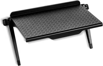 Obrázok produktu pre Stojan na monitor – nastaviteľný dizajn – 21,5 x 11,3 cm – čierna farba – organizér na písací stôl