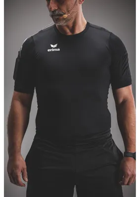 Produktbild von Erima Schiedsrichter T-Shirt Funktionsunterwäsche Schwarz