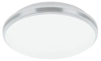 Image de Eglo 900365 PINETTO LED Plafonnier d'extérieur 15,6W Ø340mm Blanc Chrome Blanc neutre IP44