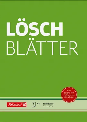 Produktbild von 10XBRUNNEN 1041546 Löschblattblock A4 6