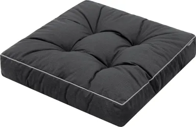 Obrázok produktu pre Podlahový vankúš Pillowprim Himiko 59 × 59 cm - protišmykový, mäkký, ľahko udržiavateľný, sivý