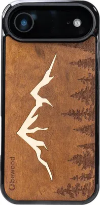 Image de Housse en bois pour iPhone Air, montagnes Bewood Imbuia