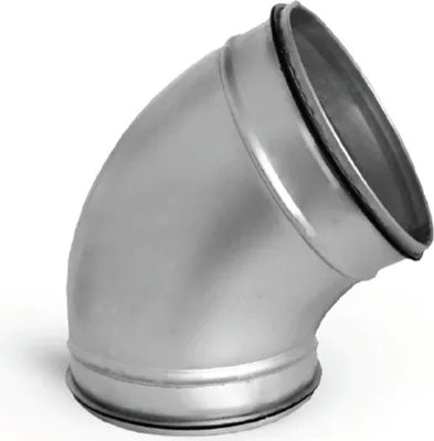 Produktbild von 60° Bogen Wickelfalzrohr Lippendichtung Winkel Gummilippe Wickelfalz Lüftung Ø 250 mm