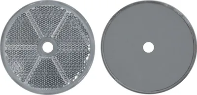 Produktbild von 8 x Rückstrahler - Reflektor - schrauben - Ø  60 mm - Weiß - E-Prüfzeichen