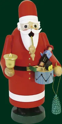 Produktbild von Räucherfigur Weihnachtsmann mit Geschenke Höhe= 18cm NEU