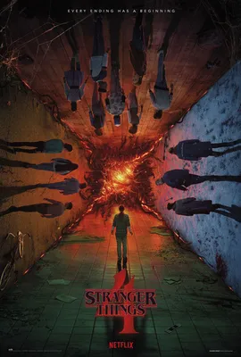 Produktbild von Stranger Things 4 - Teaser - Poster Plakat Druck - Größe 61x91,5 cm