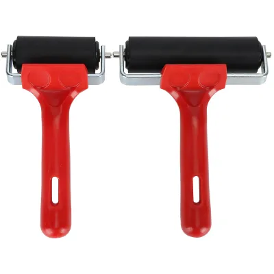 Obrázek produktu pro Váleček na diamantovou malbu, gumový váleček, tisková technika, nanášení barvy, nanášení lepidla, výtvarné potřeby (6 cm, 10 cm)
