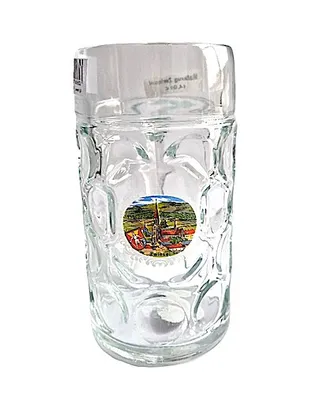 Produktbild von Maßkrug 1 Liter mit Zwiesel Motiv Reiseandenken Mitbringsel