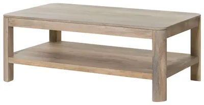 Produktbild von MASSIVMOEBEL24 Couchtisch Mango 120x70x45 weiß lackiert TORONTO #305