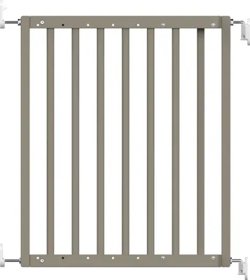 Image de Barrière de sécurité GEUTHER® pour portes Oris Noir | Barrière de sécurité avec fermeture sécurisée pour bébés | Barrière de sécurité pour enfants pour portes | Barrière de sécurité pour cadres de portes | Largeur : 78,5-133 cm