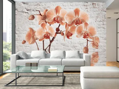 Produktbild von Vlies Fototapete 400x280 cm Tapeten Wandtapete XXL Blumen Mauer b-A-0228-a-c