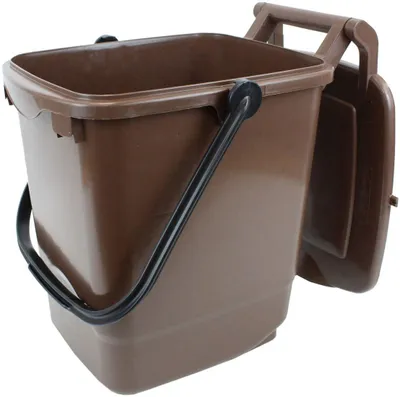 Produktbild von 23-Liter-Müllbehälter für den Straßenabfall (braun)