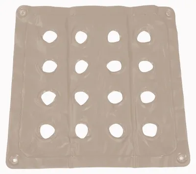 Image de Coussin de siège en PVC, gonflable, pour plage, maison ou bureau, avec fonction de massage pour les hanches, tapis de chaise à air (gris)