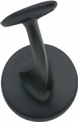 Produktbild von Intersteel Handlaufhalter flach Auflage Stockschraube Schwarz