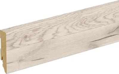 Produktbild von Neuhofer Fußleiste 240 cm 70 x 19 mm Eiche hell