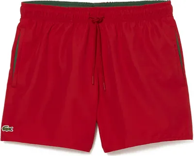Produktbild von Lacoste-Badeshorts, Herren-Badehose, rot