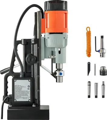 Produktbild von SucceBuy Magnetbohrmaschine 1,5 kW, Bohrvolumen 60 mm, geeignet für das Schneiden von Gewinde von M3 bis M16 auf Metalloberflächen