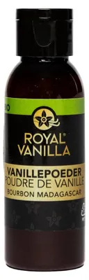 Zdjęcie produktu dla Royal Vanilla Organiczny proszek waniliowy 25g – Naturalny organiczny proszek waniliowy do pieczenia i gotowania