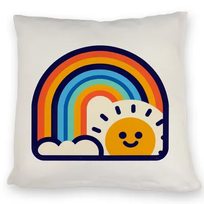 Produktbild von Regenbogen mit Sonne Kissen