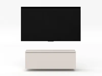 Produktbild von AX LIVING modernes TV Lowboard Loriano 100 cm TV Board beige Kaschmir