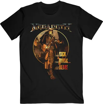 Produktbild von Megadeth - "The Sick, The Dying And The Dead" T-Shirt für Herren/Damen Uni RO4296 (XXL) (Schwarz)